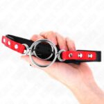KINK – GAG WITH MULTIPLE O-RINGS 4 / 4.8 CM RED 38 X 56 CM BDSM Gags | SEX Shop Ireland 10