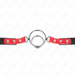 KINK – GAG WITH MULTIPLE O-RINGS 4 / 4.8 CM RED 38 X 56 CM BDSM Gags | SEX Shop Ireland 11