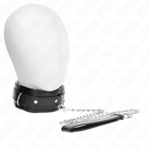 KINK – HEAVY NECKLACE WITH BELT 65 CM MODEL 1 ADJUSTABLE 36.5-50 CM BDSM Collars | SEX Shop Ireland 3
