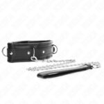 KINK – HEAVY NECKLACE WITH BELT 65 CM MODEL 1 ADJUSTABLE 36.5-50 CM BDSM Collars | SEX Shop Ireland 10