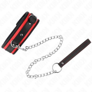 KINK – HEAVY NECKLACE WITH BELT 65 CM MODEL 2 ADJUSTABLE 36.5-50 CM BDSM Collars | SEX Shop Ireland 3