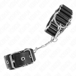 KINK – HINGE-LIKE THIN WRIST RESTRAINTS BLACK ADJUSTRABLE 16-22 CM X 3.5 CM Fetish / Bondage | SEX Shop Ireland 3