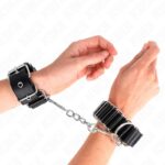 KINK – HINGE-LIKE THIN WRIST RESTRAINTS BLACK ADJUSTRABLE 16-22 CM X 3.5 CM Fetish / Bondage | SEX Shop Ireland 11