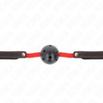 KINK – HOLLOW HARD MOUTH 4.5 CM GAG WITH ELASTIC BELT 56 x 1.5 CM BDSM Gags | SEX Shop Ireland 10