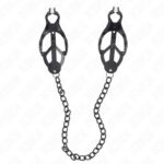 KINK – JAPANESE CLOVER NIPPLE CLAMPS WITH CHAIN BLACK 30 CM BDSM Gear & Accessories | SEX Shop Ireland 8