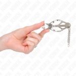 KINK – JAPANESE CLOVER NIPPLE CLAMPS WITH LITTLE CHAINS SILVER BDSM Gear & Accessories | SEX Shop Ireland 12