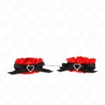 KINK – LACE ELASTIC WRIST RESTRAINTS RED HEART DETAILS ADJUSTABLE 22-35 CM Fetish / Bondage | SEX Shop Ireland 8