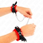 KINK – LACE ELASTIC WRIST RESTRAINTS RED HEART DETAILS ADJUSTABLE 22-35 CM Fetish / Bondage | SEX Shop Ireland 10