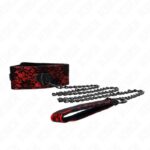 KINK – LACE NECKLACE WITH BELT WITH REAL LEATHER BELT 105 CM / 44 X 5.5 CM BDSM Collars | SEX Shop Ireland 10