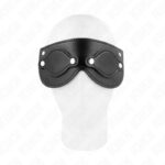KINK – LEATHERETTE MASK WITH DETACHABLE EYE COVERS 22 x 9 CM Blindfolds & Masks | SEX Shop Ireland 9