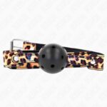 KINK – LEOPARD BREATHABLE BALL 4.5 CM GAG 65 x 2.5 CM BDSM Gags | SEX Shop Ireland 9