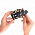 KINK – LEOPARD REAL LEATHER WRIST RESTRAINT ADJUSTABLE 18-29 CM X 5.5 CM Fetish / Bondage | SEX Shop Ireland 10