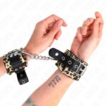 KINK – LEOPARD REAL LEATHER WRIST RESTRAINT ADJUSTABLE 18-29 CM X 5.5 CM Fetish / Bondage | SEX Shop Ireland 11