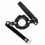 KINK – LIP 8 CM GAG WITH BLACK LEATHERETTE STRAP 63 x 2 CM ADJUSTABLE 39-58 CM BDSM Gags | SEX Shop Ireland 8