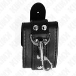 KINK – LOCKABLE DUNGEON WRIST RESTRAINTS BLACK ADJUSTABLE 21-28 CM X 5.5 CM Fetish / Bondage | SEX Shop Ireland 10