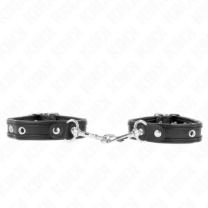 KINK – MINI BLACK WRISTBANDS WITH STUDS ADJUSTABLE 16-22 CM X 2 CM Fetish / Bondage | SEX Shop Ireland