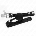 KINK – MODEL 1 SILICONE BALL 4 CM GAG WITH LOCK 60 x 2 CM BDSM Gags | SEX Shop Ireland 10