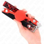 KINK – MODEL 2 SILICONE BALL 4 CM GAG WITH LOCK 60 x 2 CM BDSM Gags | SEX Shop Ireland 12