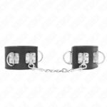 KINK – MULTIPOSITION WRIST RESTRAINTS WITH PADLOCK CLOSURE BLACK ADJUSTABLE 16-23 CM X 5.5 CM Fetish / Bondage | SEX Shop Ireland 8