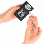 KINK – MULTIPOSITION WRIST RESTRAINTS WITH PADLOCK CLOSURE BLACK ADJUSTABLE 16-23 CM X 5.5 CM Fetish / Bondage | SEX Shop Ireland 10