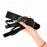 KINK – NECKLACE WITH BELT 116 CM BLACK STRAP ADJUSTABLE 32-50 CM X 8 CM BDSM Collars | SEX Shop Ireland 12