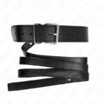 KINK – NECKLACE WITH BELT 116 CM BLACK STRAP ADJUSTABLE 32-50 CM X 8 CM BDSM Collars | SEX Shop Ireland 13