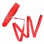 KINK – NECKLACE WITH BELT 116 CM ROJO STRAP ADJUSTABLE 32-50 CM X 8 CM BDSM Collars | SEX Shop Ireland 10