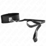 KINK – NECKLACE WITH BELT 116 CM WITH BLACK LEATHER STRAP ADJUSTABLE 40-48 CM X 6 CM BDSM Collars | SEX Shop Ireland 12