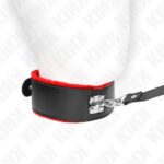 KINK – NECKLACE WITH BELT 116 CM WITH RED LEATHER STRAP ADJUSTABLE 40-48 CM X 6 CM BDSM Collars | SEX Shop Ireland 9