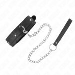 KINK – NECKLACE WITH LEASH 65 CM 1 RING ADJUSTABLE 38-49 CM X 5 CM BDSM Collars | SEX Shop Ireland 10