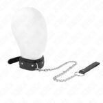 KINK – NECKLACE WITH LEASH 65 CM 1 RING ADJUSTABLE 38-49 CM X 5 CM BDSM Collars | SEX Shop Ireland 9