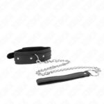 KINK – NECKLACE WITH LEASH 65 CM 1 RING ADJUSTABLE 38-49 CM X 5 CM BDSM Collars | SEX Shop Ireland 12