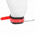 KINK – NECKLACE WITH RED STRAP 65 CM AJUSTABLE 36-43 CM X 5 CM BDSM Collars | SEX Shop Ireland 12