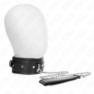 KINK – NECKLACE WITH SHINY BUCKLE STRAP 65 CM 48.5 CM X 5.3 CM BDSM Collars | SEX Shop Ireland 3