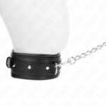 KINK – NECKLACE WITH SHINY BUCKLE STRAP 65 CM 48.5 CM X 5.3 CM BDSM Collars | SEX Shop Ireland 12