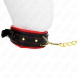 KINK – NECKLACE WITH SPONGE IMITATION LEATHER STRAP MODEL 2 ADJUSTABLE 37-54 CM X 3 CM BDSM Collars | SEX Shop Ireland 12