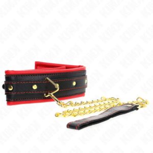 KINK – NECKLACE WITH SPONGE IMITATION LEATHER STRAP MODEL 2 ADJUSTABLE 37-54 CM X 3 CM BDSM Collars | SEX Shop Ireland