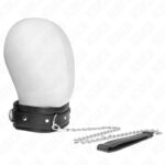 KINK – NECKLACE WITH SPONGE IMITATION LEATHER STRAP MODEL 3 ADJUSTABLE 37-54 CM X 3 CM BDSM Collars | SEX Shop Ireland 10