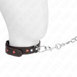 KINK – NECKLACE WITH STRAP 65 CM HEART DETAILS 52.5 X 2.5 CM BDSM Collars | SEX Shop Ireland 11