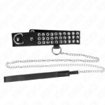 KINK – NECKLACE WITH STRAP 65 CM WITH SHINY ADJUSTABLE 37-42 CM X 5.3 CM BDSM Collars | SEX Shop Ireland 11