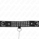 KINK – NECKLACE WITH STRAP 65 CM WITH SHINY ADJUSTABLE 37-42 CM X 5.3 CM BDSM Collars | SEX Shop Ireland 13