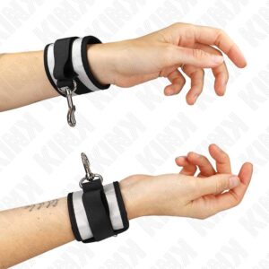 KINK – NEOPRENE WRIST CUFFS GREY 23 X 5 CM Fetish / Bondage | SEX Shop Ireland