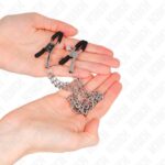 KINK – NIPPLE CLAMPS WITH 2 THICK CHAINS SILVER 20/23 CM BDSM Gear & Accessories | SEX Shop Ireland 11