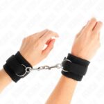 KINK – NYLON BIND HOOK&LOOP WRIST RESTRAINTS BLACK MODEL 2 ADJUSTABLE 18-35 CM X 6 CM Fetish / Bondage | SEX Shop Ireland 11