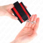KINK – NYLON BIND HOOK&LOOP WRIST RESTRAINTS RED-BLACK MODEL 2 ADJUSTABLE 18-35 CM X 6 CM Fetish / Bondage | SEX Shop Ireland 10