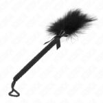 KINK – NYLON ROPE WAND WITH TICKLE FEATHERS AND BLACK BOW 25 CM BDSM Whips & Paddles | SEX Shop Ireland 10
