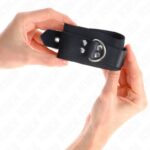 KINK – NYLON WRIST RESTRAINTS BLACK WITH LEATHER BELT BLACK ADJUSTABLE 19-29 CM X 5.1 CM Fetish / Bondage | SEX Shop Ireland 10