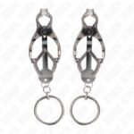 KINK – O-RING JAPANESE CLOVER NIPPLE CLAMPS SILVER BDSM Gear & Accessories | SEX Shop Ireland 10