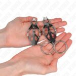 KINK – O-RING JAPANESE CLOVER NIPPLE CLAMPS SILVER BDSM Gear & Accessories | SEX Shop Ireland 11
