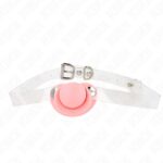 KINK – PINK PACIFIER SHAPED GAG 5.5 x 4 CM ADJUSTABLE 43-60 CM BDSM Gags | SEX Shop Ireland 8